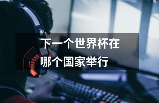 下一个世界杯在哪个国家举行-第1张-游戏信息-龙启网