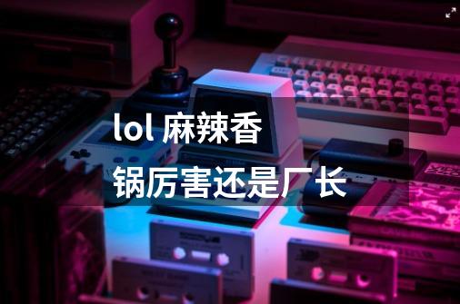 lol. 麻辣香锅厉害还是厂长-第1张-游戏信息-龙启网