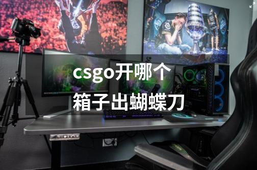 csgo开哪个箱子出蝴蝶刀-第1张-游戏信息-龙启网