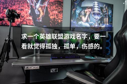 求一个英雄联盟游戏名字，要一看就觉得孤独，孤单，伤感的。-第1张-游戏信息-龙启网