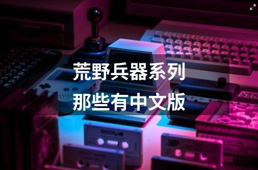 荒野兵器系列那些有中文版-第1张-游戏信息-龙启网