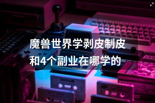 魔兽世界学剥皮.制皮和4个副业在哪学的.-第1张-游戏信息-龙启网