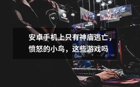 安卓手机上只有神庙逃亡,愤怒的小鸟,这些游戏吗-第1张-游戏信息-龙启网