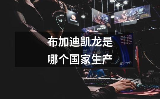 布加迪凯龙是哪个国家生产-第1张-游戏信息-龙启网