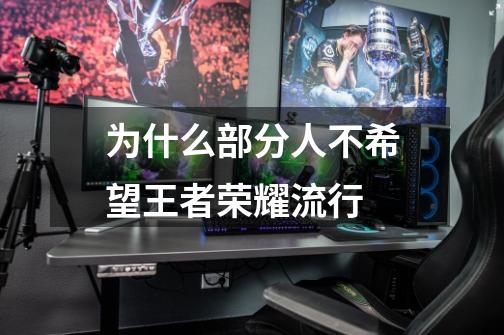 为什么部分人不希望王者荣耀流行-第1张-游戏信息-龙启网