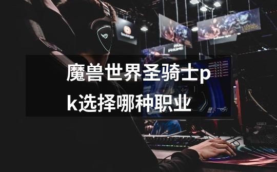 魔兽世界圣骑士pk选择哪种职业-第1张-游戏信息-龙启网