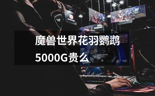 魔兽世界花羽鹦鹉5000G贵么-第1张-游戏信息-龙启网