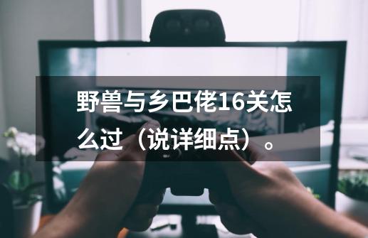 野兽与乡巴佬16关怎么过(说详细点)。-第1张-游戏信息-龙启网