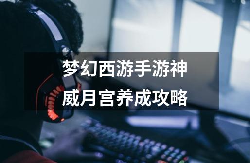 梦幻西游手游神威月宫养成攻略-第1张-游戏信息-龙启网