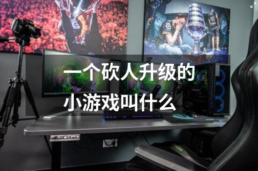 一个砍人升级的小游戏叫什么-第1张-游戏信息-龙启网