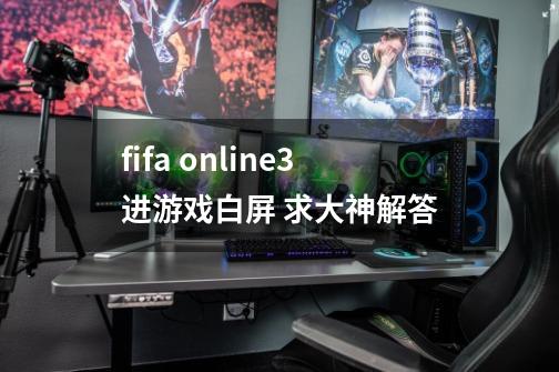 fifa online3进游戏白屏 求大神解答-第1张-游戏信息-龙启网