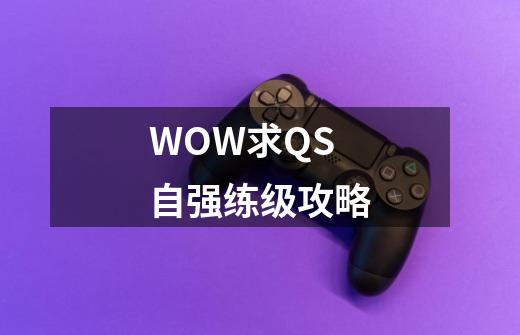 WOW求QS自强练级攻略-第1张-游戏信息-龙启网