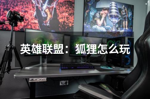英雄联盟:狐狸怎么玩-第1张-游戏信息-龙启网