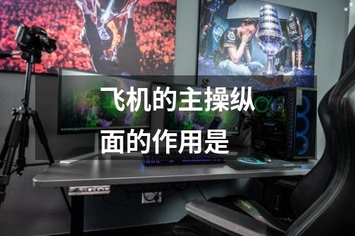 飞机的主操纵面的作用是-第1张-游戏信息-龙启网