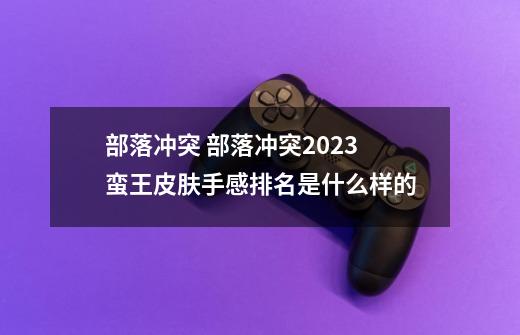 部落冲突 部落冲突2023蛮王皮肤手感排名是什么样的-第1张-游戏信息-龙启网
