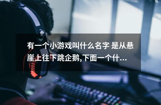 有一个小游戏叫什么名字 是从悬崖上往下跳企鹅,下面一个什么拿东西出去,像打羽毛球一样,看能打出多远-第1张-游戏信息-龙启网
