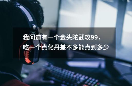我问道有一个金头陀武攻99，吃一个点化丹差不多能点到多少-第1张-游戏信息-龙启网