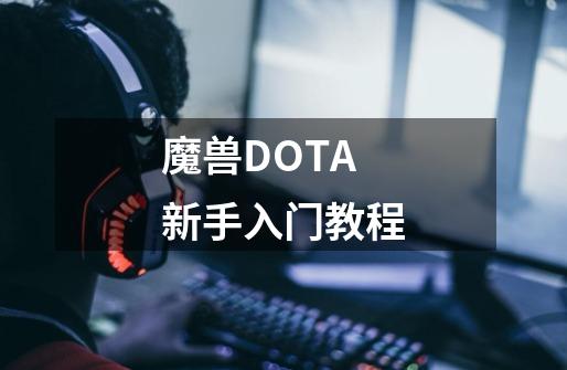 魔兽DOTA新手入门教程-第1张-游戏信息-龙启网