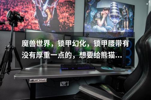 魔兽世界,锁甲幻化,锁甲腰带有没有厚重一点的,想要给熊猫人猎人幻化一下,肚子感觉有点东西会好看一点-第1张-游戏信息-龙启网