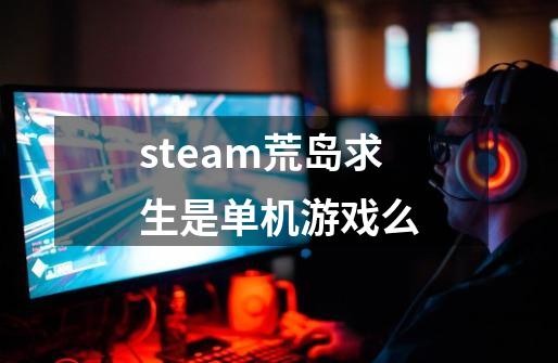 steam荒岛求生是单机游戏么-第1张-游戏信息-龙启网
