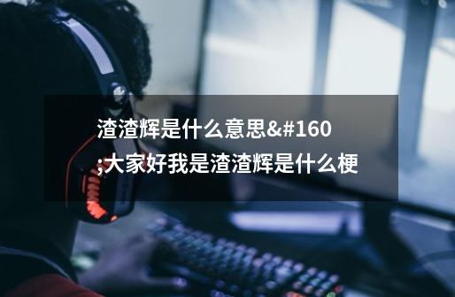 渣渣辉是什么意思 大家好我是渣渣辉是什么梗-第1张-游戏信息-龙启网