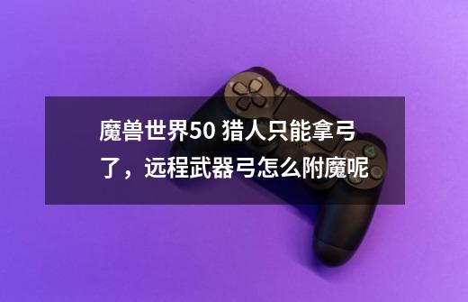 魔兽世界5.0 猎人只能拿弓了，远程武器弓怎么附魔呢-第1张-游戏信息-龙启网