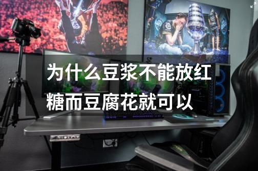 为什么豆浆不能放红糖而豆腐花就可以-第1张-游戏信息-龙启网