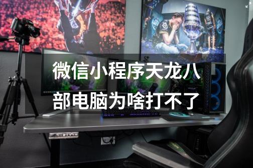 微信小程序天龙八部电脑为啥打不了-第1张-游戏信息-龙启网