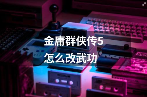 金庸群侠传5怎么改武功-第1张-游戏信息-龙启网