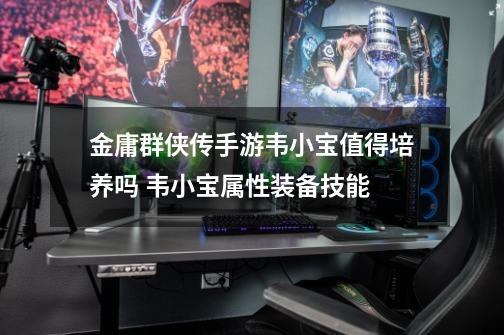 金庸群侠传手游韦小宝值得培养吗 韦小宝属性装备技能-第1张-游戏信息-龙启网