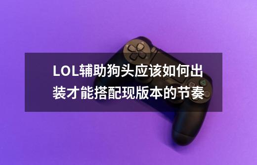 LOL辅助狗头应该如何出装才能搭配现版本的节奏-第1张-游戏信息-龙启网