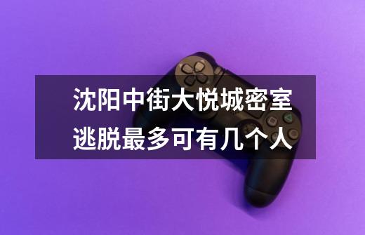 沈阳中街大悦城密室逃脱最多可有几个人-第1张-游戏信息-龙启网