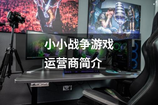 小小战争游戏运营商简介-第1张-游戏信息-龙启网