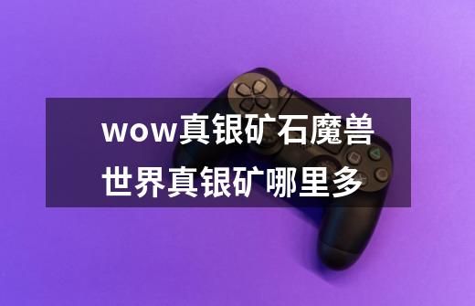 wow真银矿石魔兽世界真银矿哪里多-第1张-游戏信息-龙启网