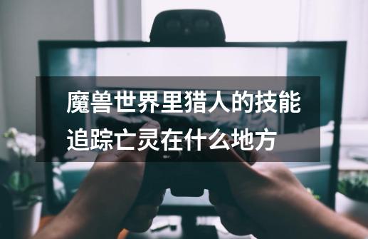 魔兽世界里猎人的技能追踪亡灵在什么地方-第1张-游戏信息-龙启网
