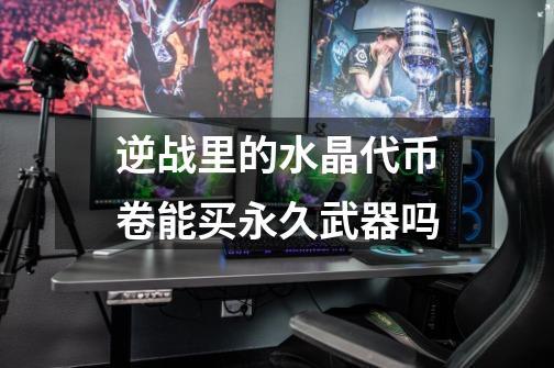 逆战里的水晶代币卷能买永久武器吗-第1张-游戏信息-龙启网