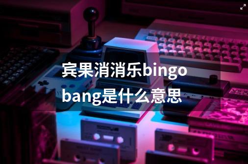 宾果消消乐bingobang是什么意思-第1张-游戏信息-龙启网