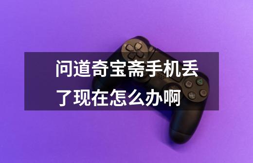 问道奇宝斋.手机丢了...现在怎么办啊-第1张-游戏信息-龙启网