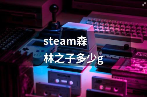 steam森林之子多少g-第1张-游戏信息-龙启网