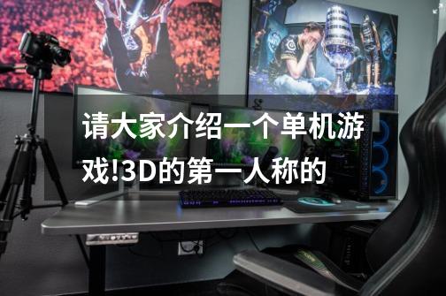 请大家介绍一个单机游戏!3D的第一人称的-第1张-游戏信息-龙启网