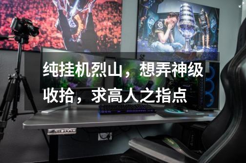 纯挂机烈山,想弄神级收拾,求高人之指点-第1张-游戏信息-龙启网