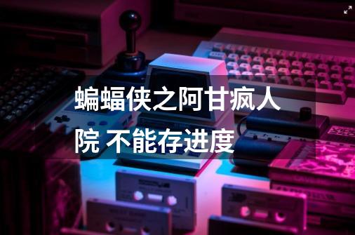 蝙蝠侠之阿甘疯人院 不能存进度-第1张-游戏信息-龙启网