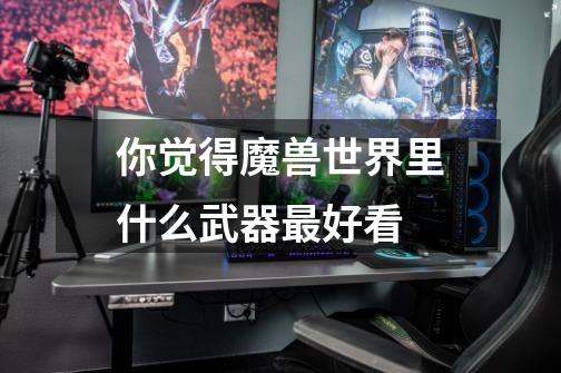 你觉得魔兽世界里什么武器最好看-第1张-游戏信息-龙启网