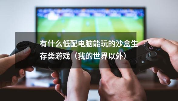 有什么低配电脑能玩的沙盒生存类游戏(我的世界以外)-第1张-游戏信息-龙启网