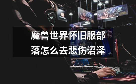 魔兽世界怀旧服部落怎么去悲伤沼泽-第1张-游戏信息-龙启网