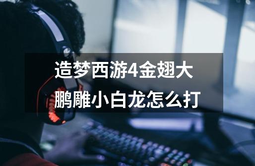 造梦西游4金翅大鹏雕小白龙怎么打-第1张-游戏信息-龙启网