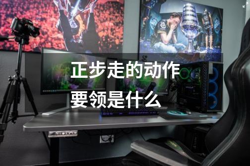 正步走的动作要领是什么-第1张-游戏信息-龙启网
