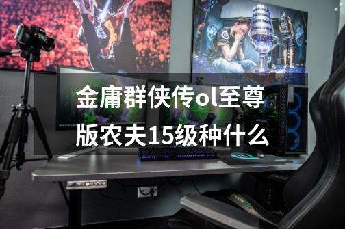 金庸群侠传ol至尊版农夫15级种什么-第1张-游戏信息-龙启网