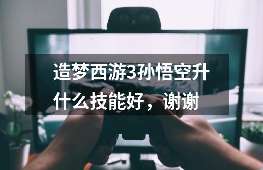造梦西游3孙悟空升什么技能好,谢谢-第1张-游戏信息-龙启网