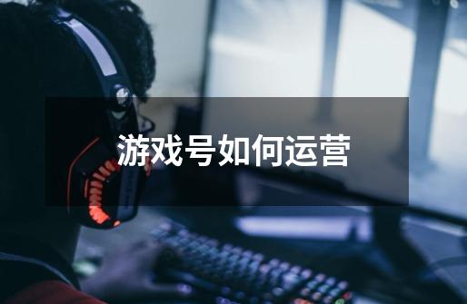 游戏号如何运营-第1张-游戏信息-龙启网